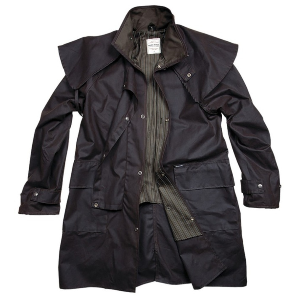 Driza-Bone Men's Cotton Oilskin Weather Proof Coat